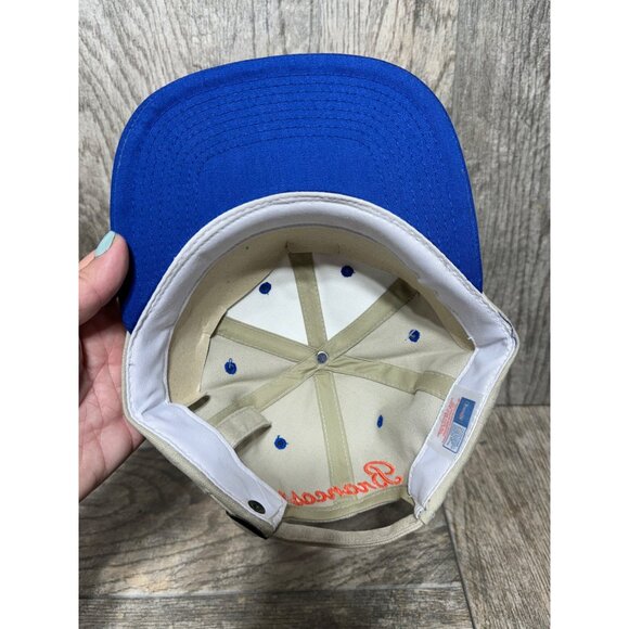 Vintage 90's Denver Broncos Team NFL Drew Pearson Tan Strapback Hat NWT - Picture 3 of 8